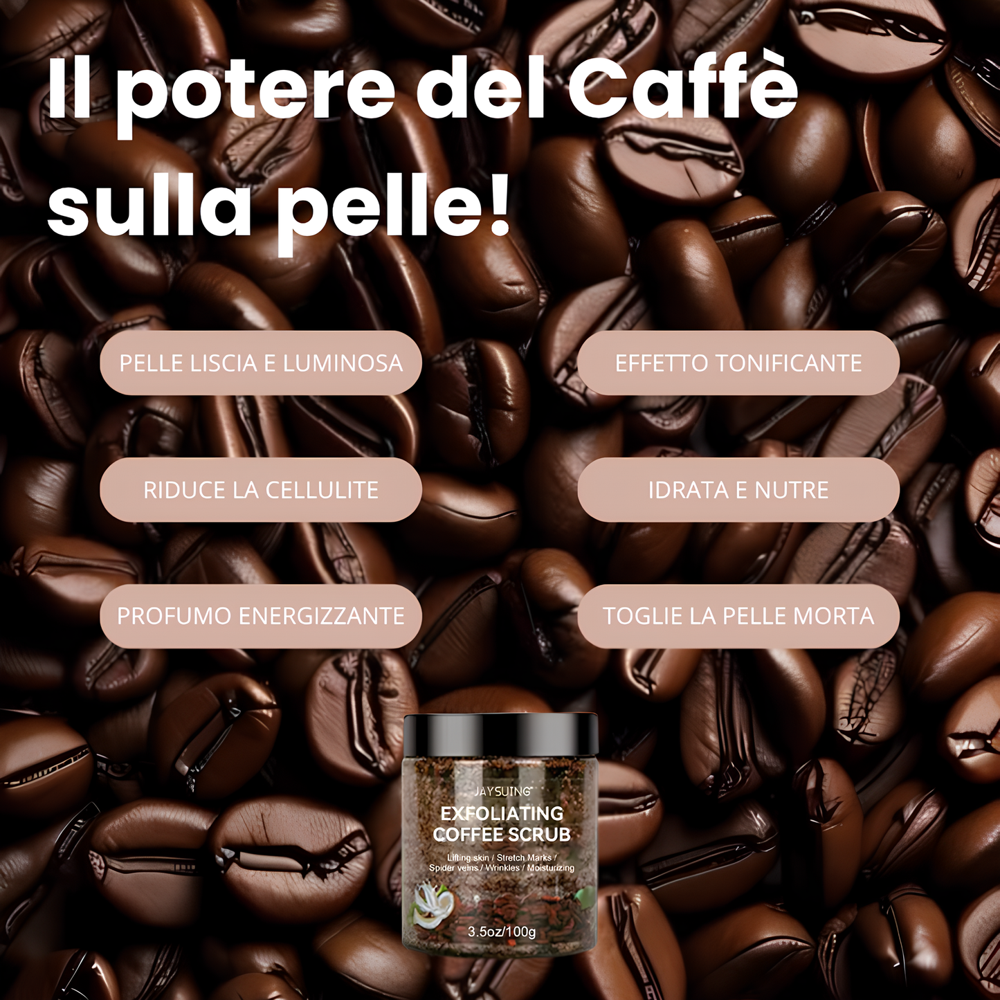 Scrub al Caffè – Esfolia, Leviga e Rivitalizza la Pelle